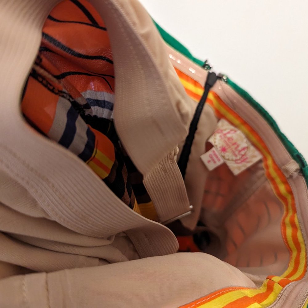 Anthropologie Plenty by Tracy Reese "Striped Stripes" Sleeveless Silk Dress - Picture 12 of 12